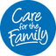 Care for the Family Button Solid Blue SMALL PNG